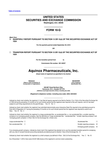 Vorschaubild Neurogene 10-Q Quartalsbericht 2018 