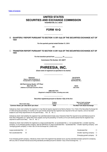 Vorschaubild Phreesia 10-Q Quartalsbericht 2020 