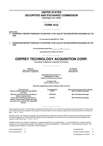 Vorschaubild BlackSky Technology 10-Q Quartalsbericht 2020 
