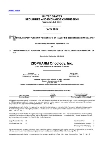 Vorschaubild Alaunos Therapeutics 10-Q Quartalsbericht 2020 