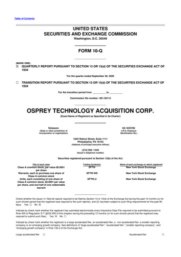 Vorschaubild BlackSky Technology 10-Q Quartalsbericht 2020 
