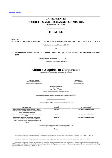 Thumbnail Blue Owl Capital 10-K Annual Report 2020