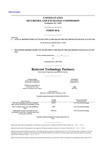 Thumbnail Joby Aviation 10-K Annual Report 2020
