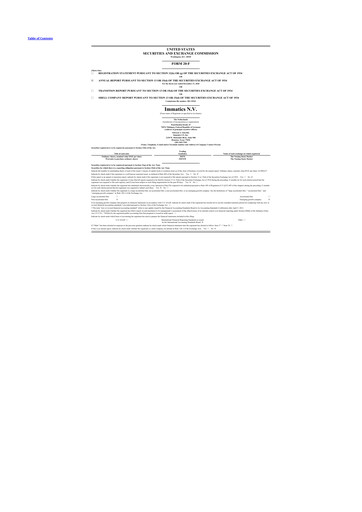 Miniature Immatics 20-F Rapport annuel 2020
