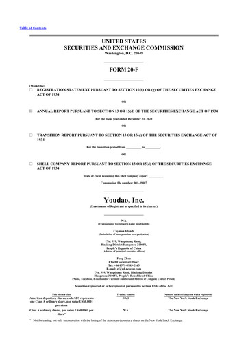 Thumbnail Youdao
 20-F Annual Report 2020