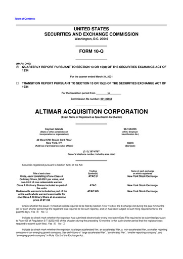 Miniature Blue Owl Capital 10-Q Rapport trimestriel 2021 