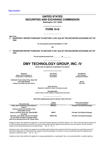 Miniature Planet Labs 10-Q Rapport trimestriel 2021 