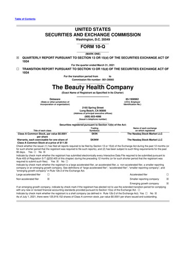 Vorschaubild SkinHealth Systems 10-Q Quartalsbericht 2021 