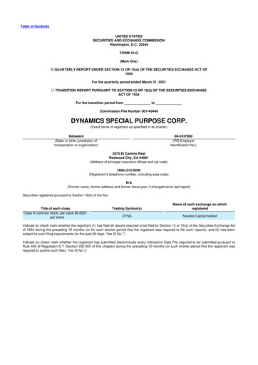 Thumbnail Senti Biosciences 10-Q Quarterly Report FY2021 