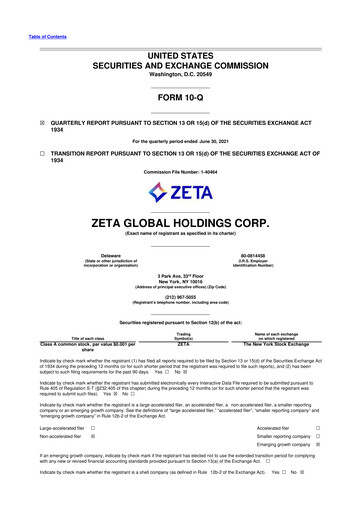 Vorschaubild Zeta Global 10-Q Quartalsbericht 2021 