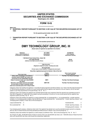 Vorschaubild IonQ 10-Q Quartalsbericht 2021 