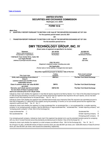 Miniature Planet Labs 10-Q Rapport trimestriel 2021 