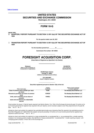 Vorschaubild P3 Health Partners 10-Q Quartalsbericht 2021 