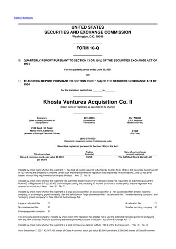 Vorschaubild Nextdoor 10-Q Quartalsbericht  