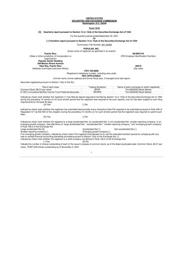 Thumbnail Popular, Inc. (Banco Popular de Puerto Rico) 10-Q Quarterly Report FY2021 