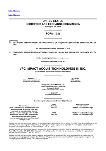 Thumbnail Dave Inc. 10-Q Quarterly Report FY2021 