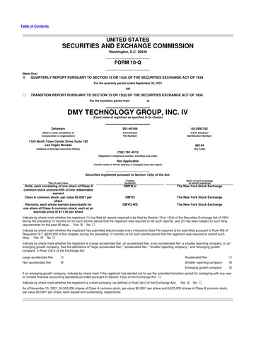 Miniature Planet Labs 10-Q Rapport trimestriel 2021 