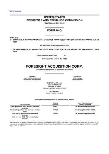 Vorschaubild P3 Health Partners 10-Q Quartalsbericht 2021 