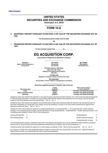 Thumbnail flyExclusive 10-Q Quarterly Report FY2022 