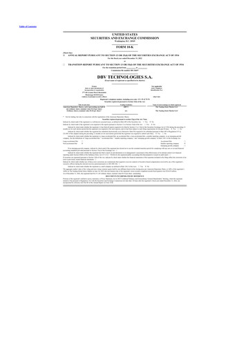 Thumbnail DBV Technologies 10-K Annual Report 2022