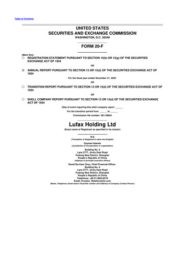 Thumbnail Lufax 20-F Annual Report 2022