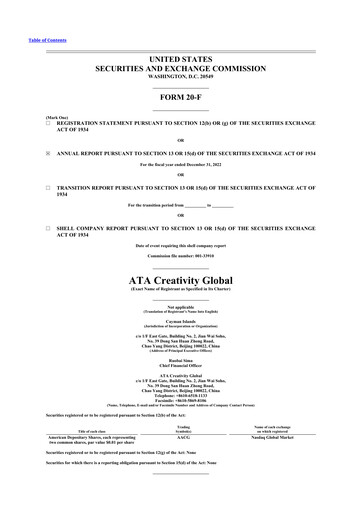 Thumbnail ATA Creativity Global 20-F Annual Report 2022