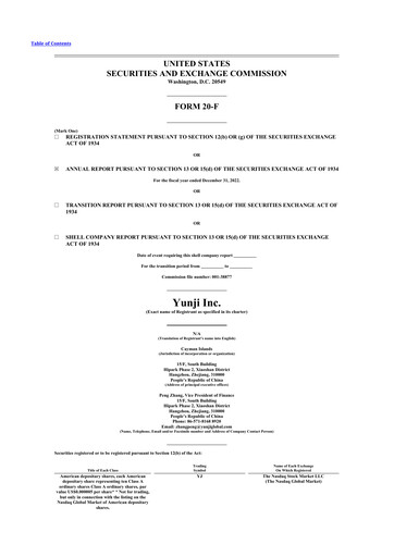 Thumbnail Yunji 20-F Annual Report 2022