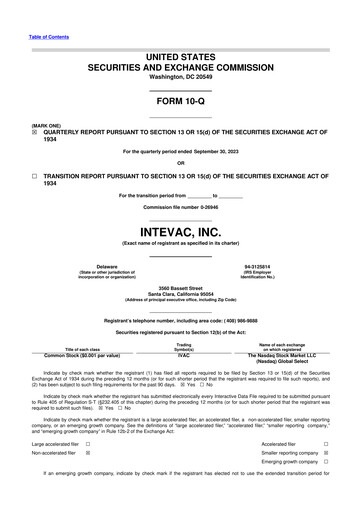 Thumbnail Intevac
 10-Q Quarterly Report FY2023 