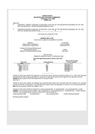 Thumbnail General Mills 10-Q Quarterly Report FY2024 