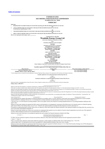 Vorschaubild Woodside Energy 20-F Jahresbericht 2023