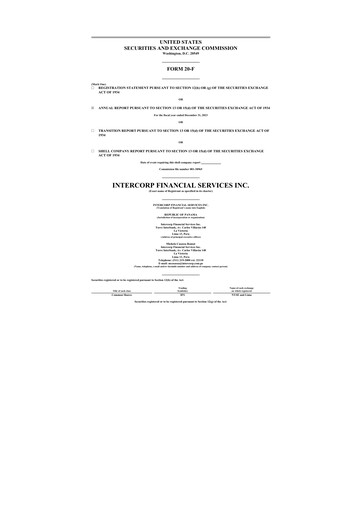 Thumbnail Intercorp Financial Services 20-F Annual Report 2023