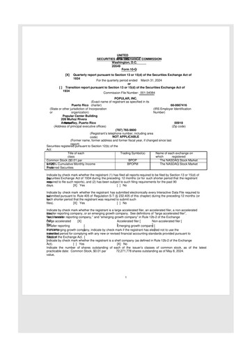 Thumbnail Popular, Inc. (Banco Popular de Puerto Rico) 10-Q Quarterly Report FY2024 