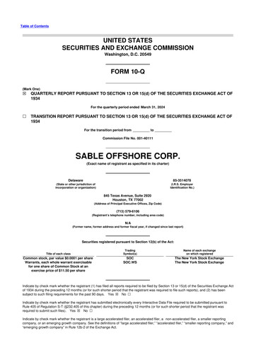 Thumbnail Sable Offshore 10-Q Quarterly Report FY2024 