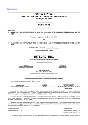 Thumbnail Intevac
 10-Q Quarterly Report FY2024 