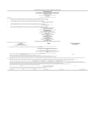 Miniature Pearson 20-F Rapport annuel 2024