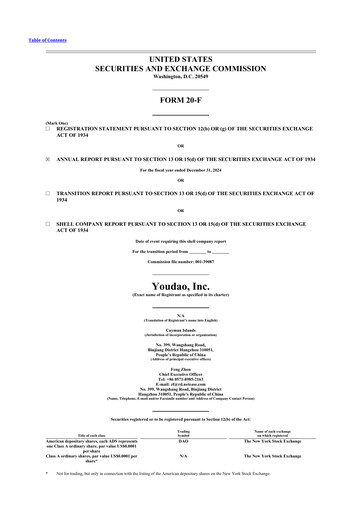 Thumbnail Youdao
 20-F Annual Report 2024