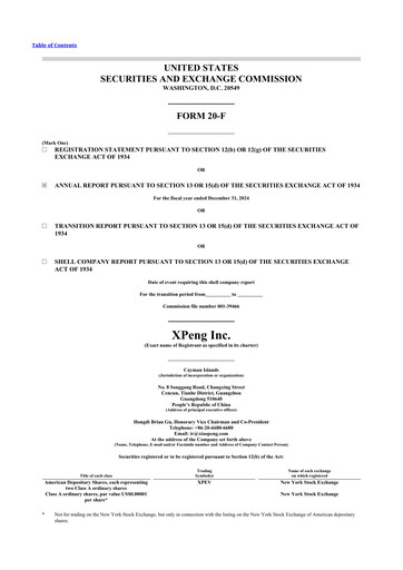 Thumbnail XPeng 20-F Annual Report 2024