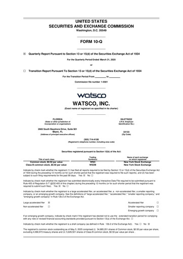 Thumbnail Watsco
 10-Q Quarterly Report FY2025 