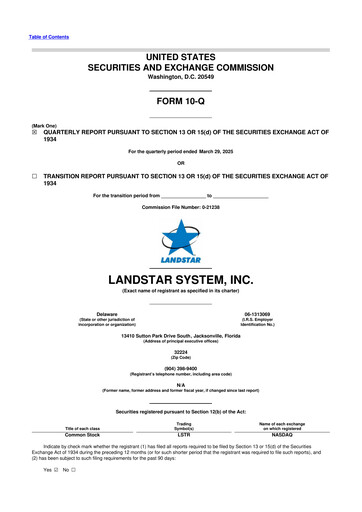 Thumbnail Landstar System
 10-Q Quarterly Report FY2025 