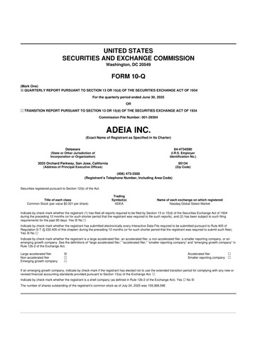 Thumbnail Adeia 10-Q Quarterly Report FY2025 