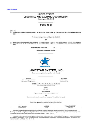 Thumbnail Landstar System
 10-Q Quarterly Report FY2025 