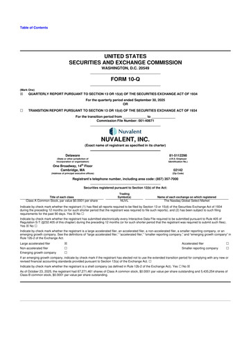 Thumbnail Nuvalent 10-Q Quarterly Report FY2025 