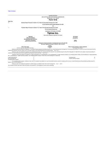 Thumbnail Tiptree 10-Q Quarterly Report FY2025 