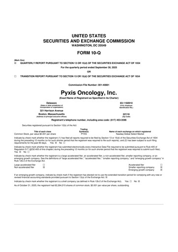 Thumbnail Pyxis Oncology 10-Q Quarterly Report FY2025 