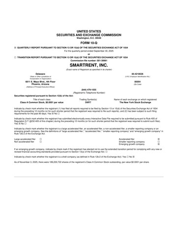 Thumbnail SmartRent 10-Q Quarterly Report FY2025 