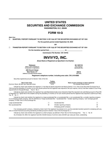 Thumbnail Invivyd 10-Q Quarterly Report FY2025 