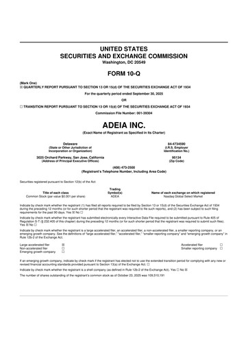 Thumbnail Adeia 10-Q Quarterly Report FY2025 