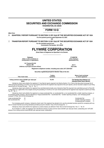 Vorschaubild Flywire 10-Q Quartalsbericht 2025 