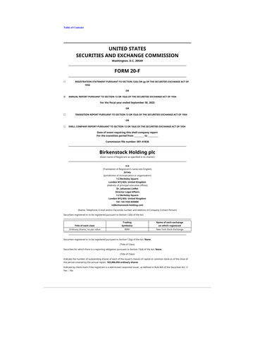 Thumbnail Birkenstock 20-F Annual Report 2025