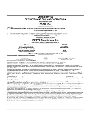 Thumbnail IDEAYA Biosciences 10-K Annual Report 2025